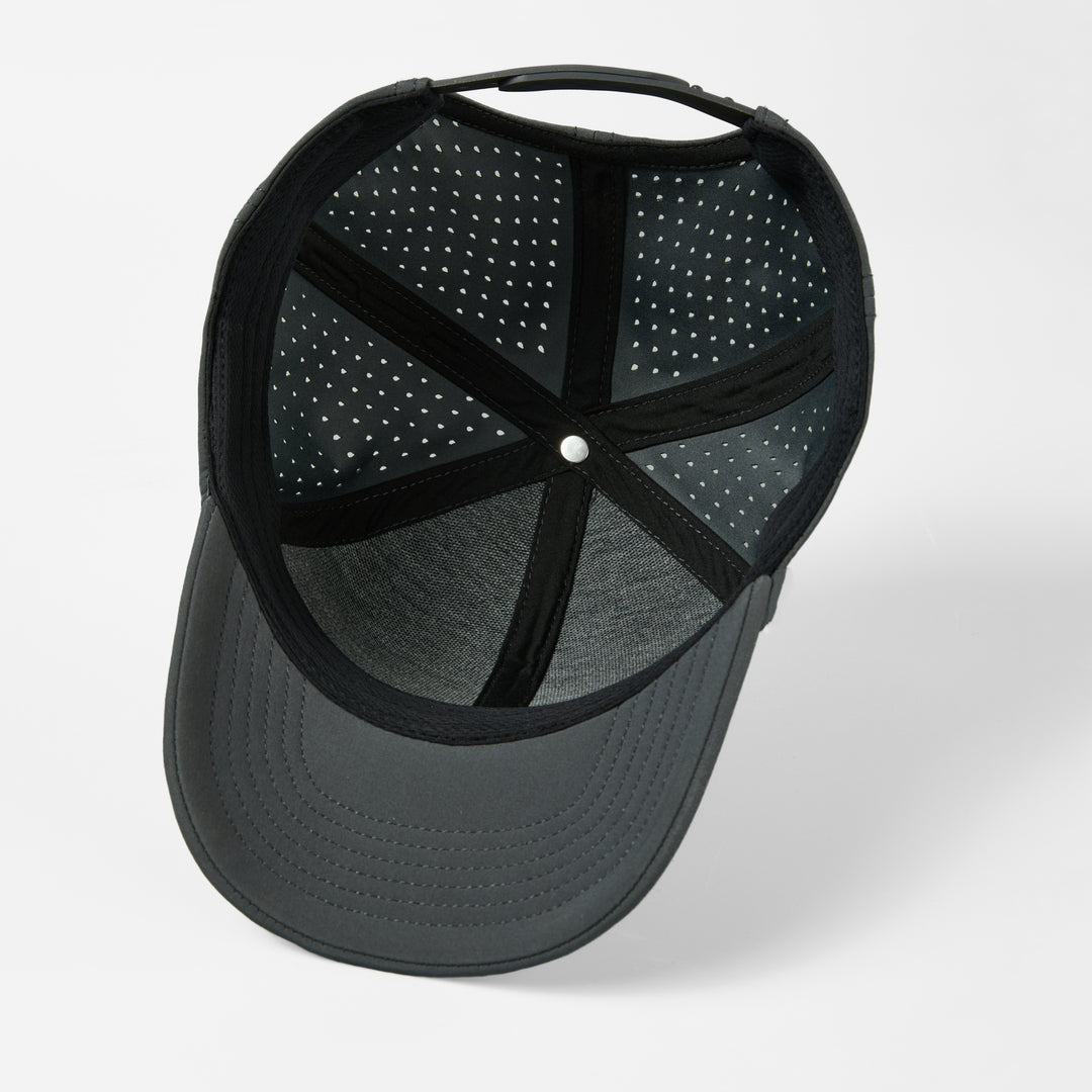 Blank Water Repellent Kids Perforated Snapback Golf Hats - 6276