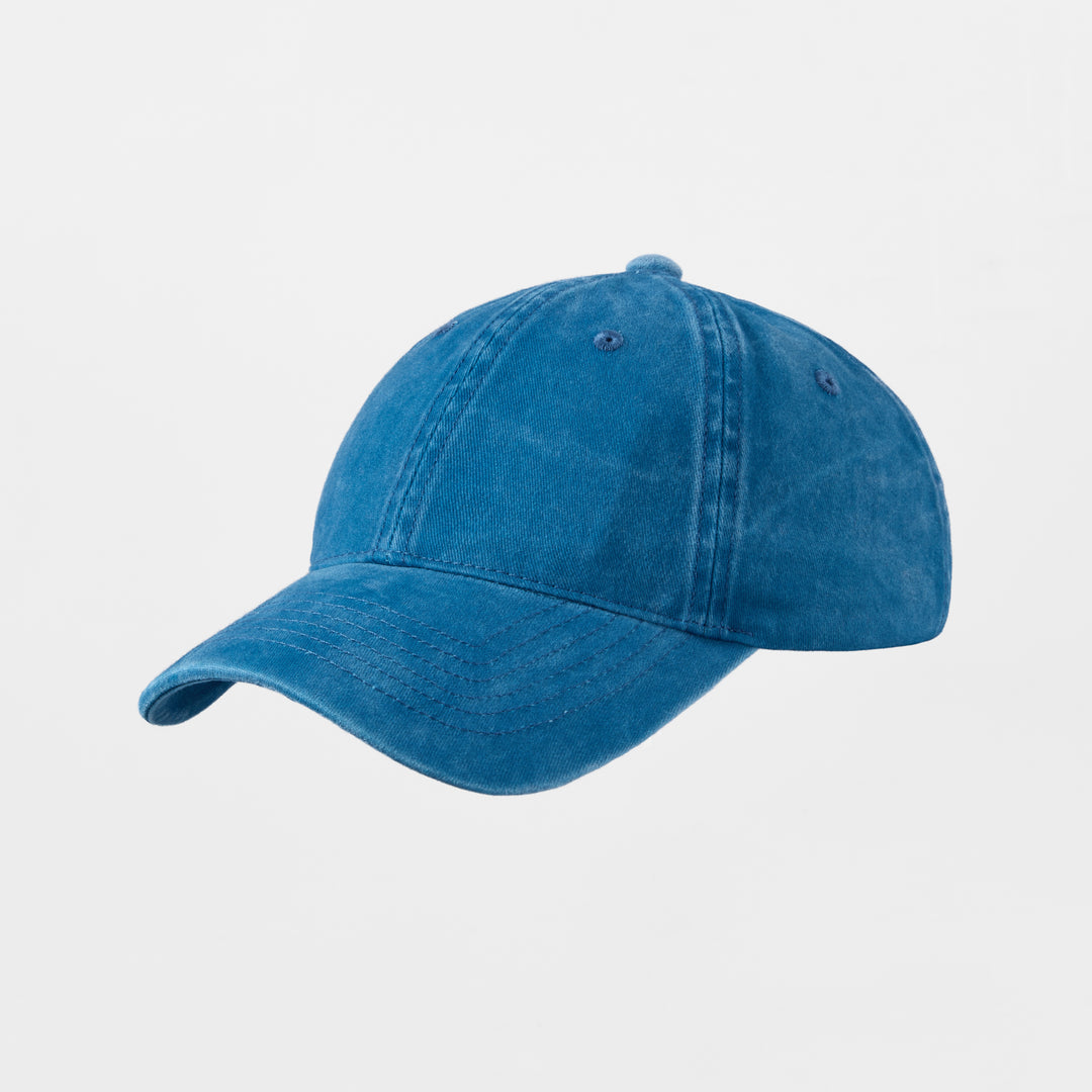 Blank 6 Panel Distressed Vintage Dad Hat  - 6123