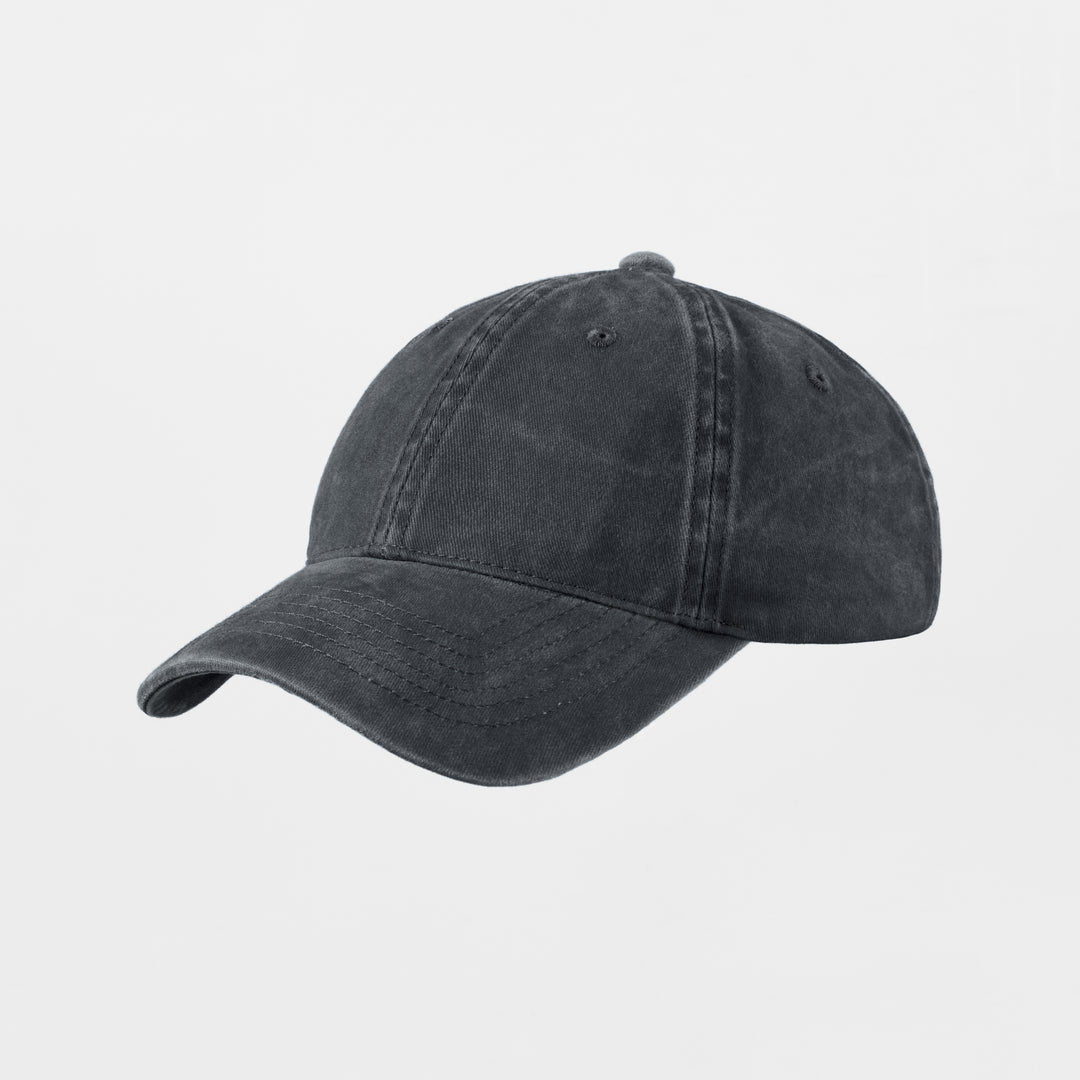 Blank 6 Panel Distressed Vintage Dad Hat  - 6123