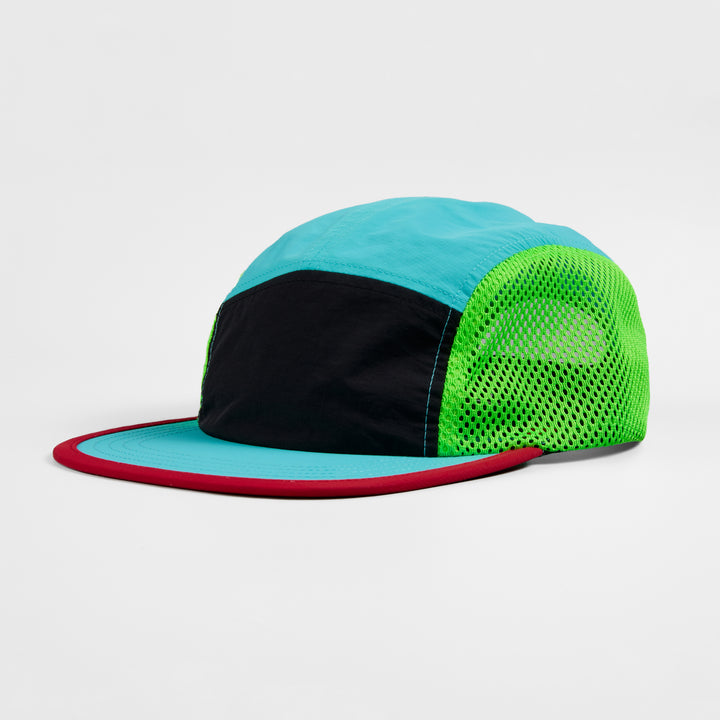 Blank  5 Panel Nylon Mesh Camper Hat- 5209(Recycled)