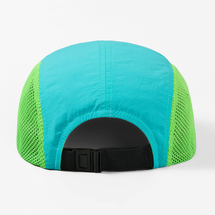 Blank  5 Panel Nylon Mesh Camper Hat- 5209(Recycled)