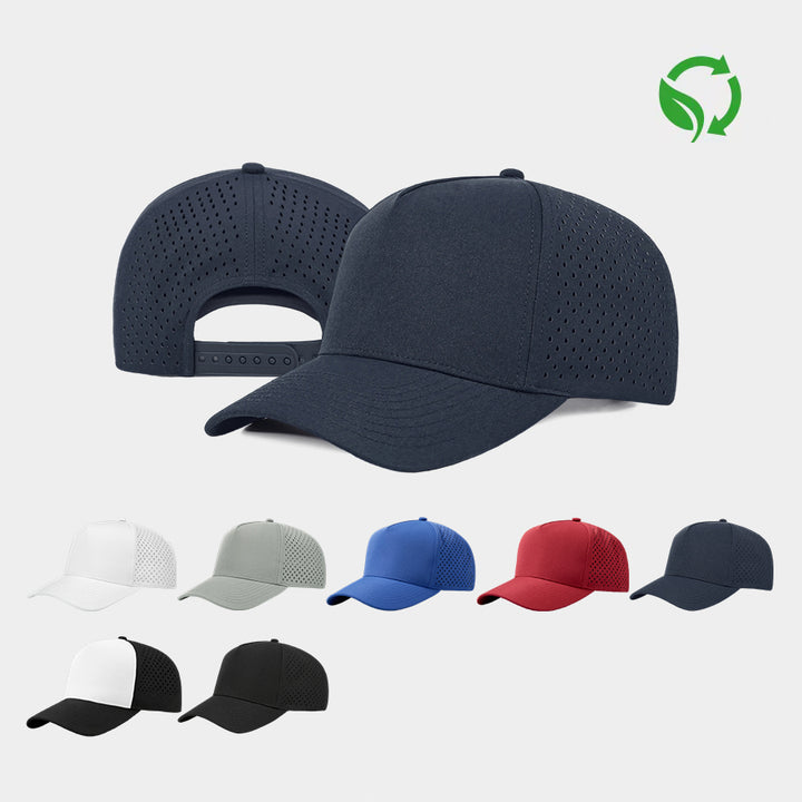Blank Kids 5 Panel  Snapback Golf Hat - 5479 (Recycled)