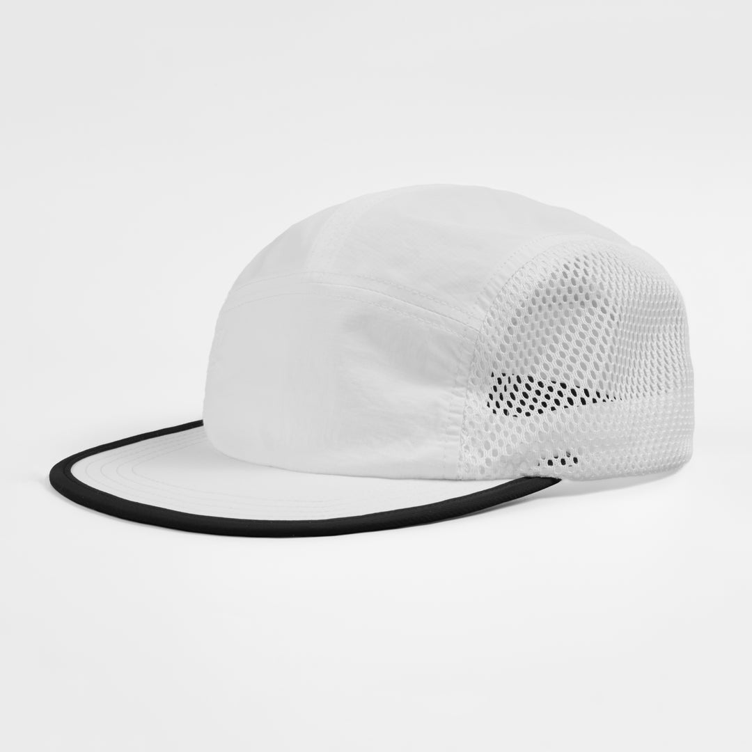 Blank  5 Panel Nylon Mesh Camper Hat- 5209(Recycled)