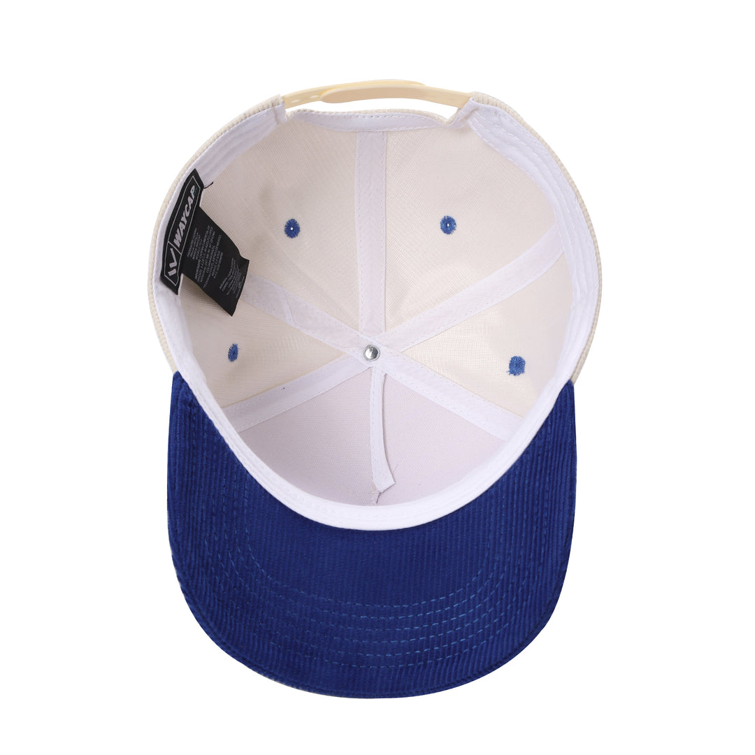 Custom Embroidered Two-Tone Corduroy Snapback