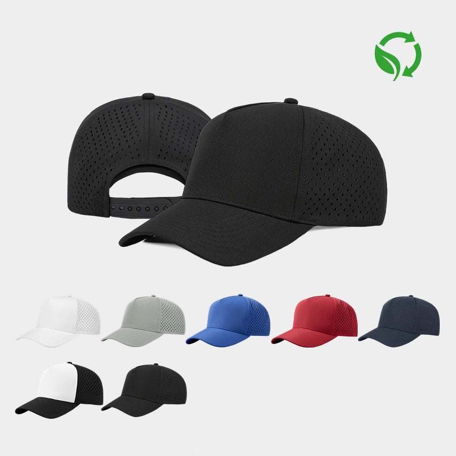 Blank Kids 5 Panel  Snapback Golf Hat - 5479 (Recycled)