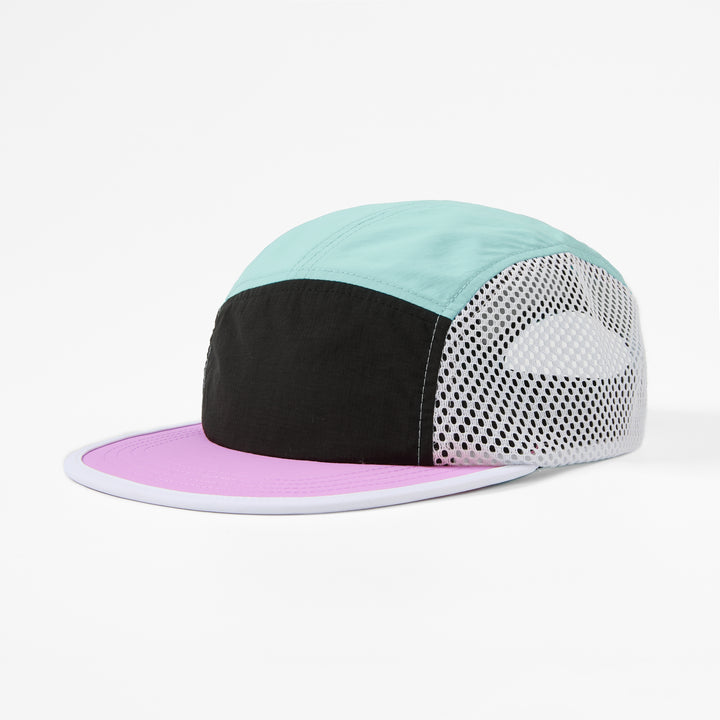 Blank  5 Panel Nylon Mesh Camper Hat- 5209(Recycled)