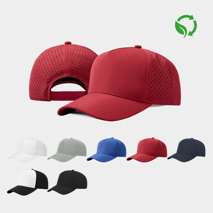 Blank Kids 5 Panel  Snapback Golf Hat - 5479 (Recycled)