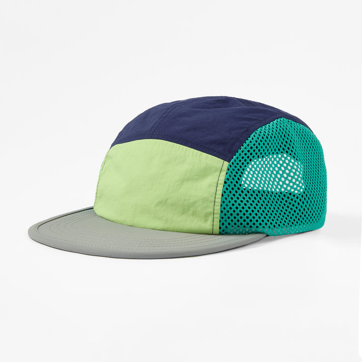 Blank  5 Panel Nylon Mesh Camper Hat- 5209(Recycled)