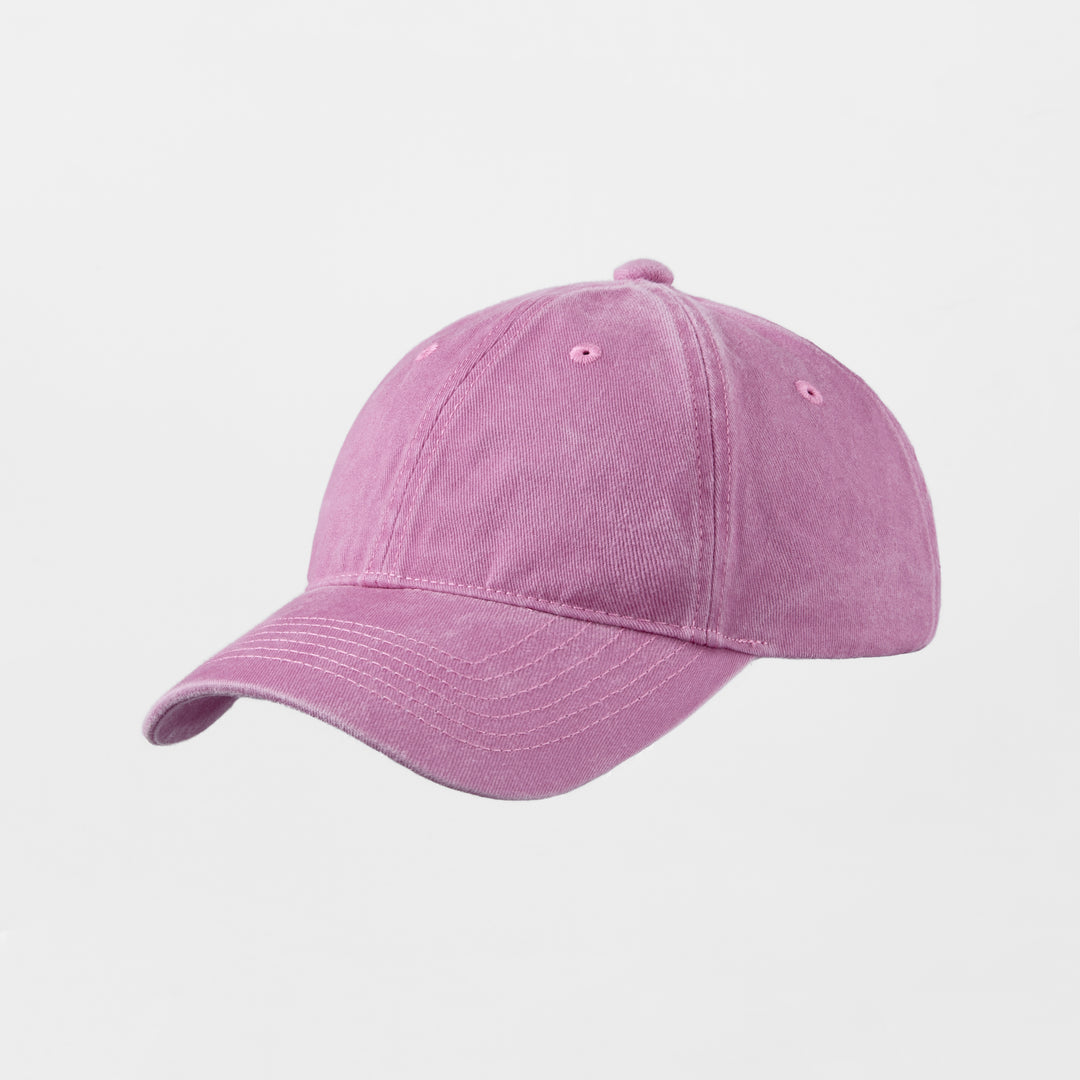 Blank 6 Panel Distressed Vintage Dad Hat  - 6123