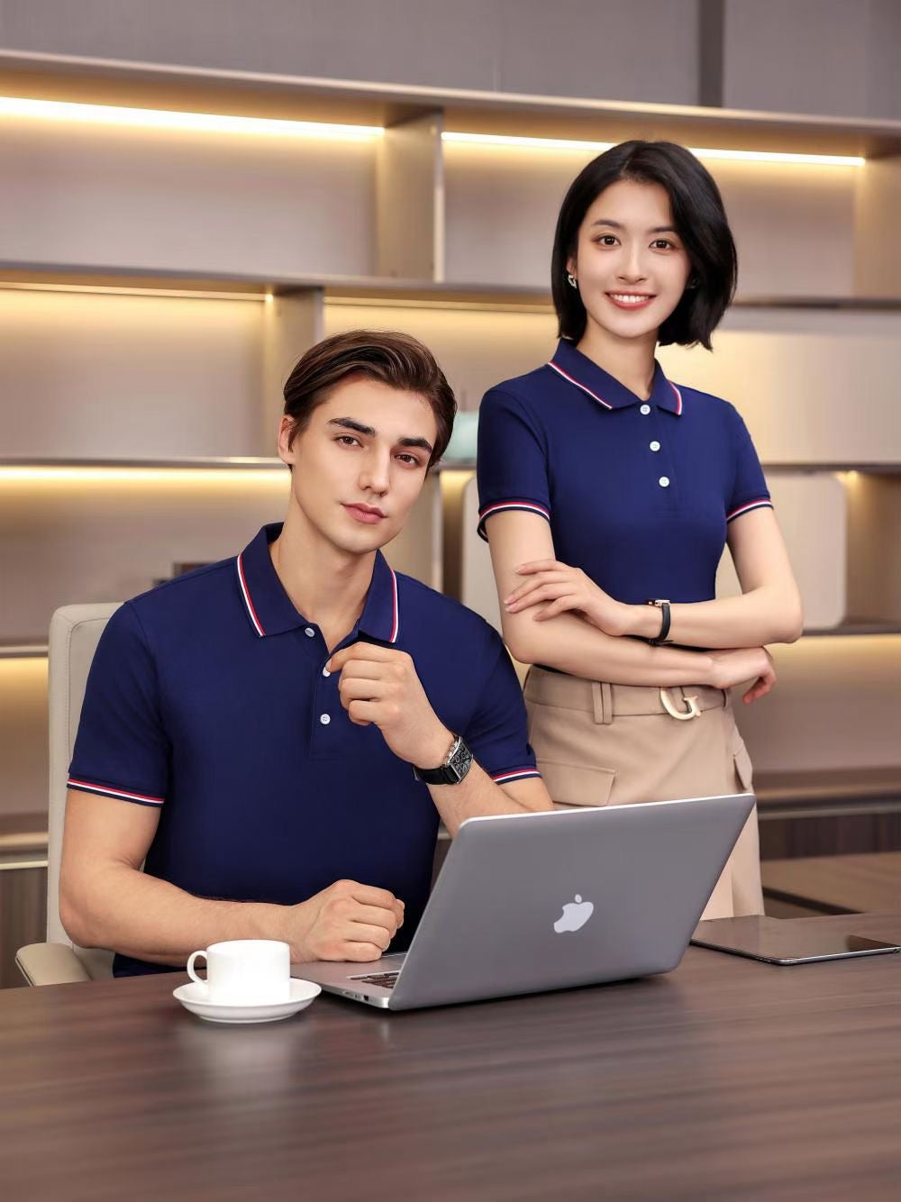 Custom Embroidered Polo Shirt (Premium Cotton Workwear)