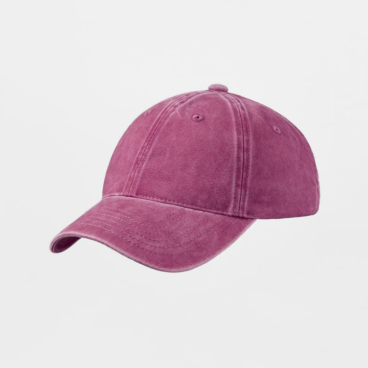 Blank 6 Panel Distressed Vintage Dad Hat  - 6123
