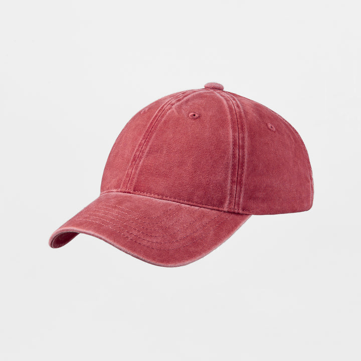 Blank 6 Panel Distressed Vintage Dad Hat  - 6123