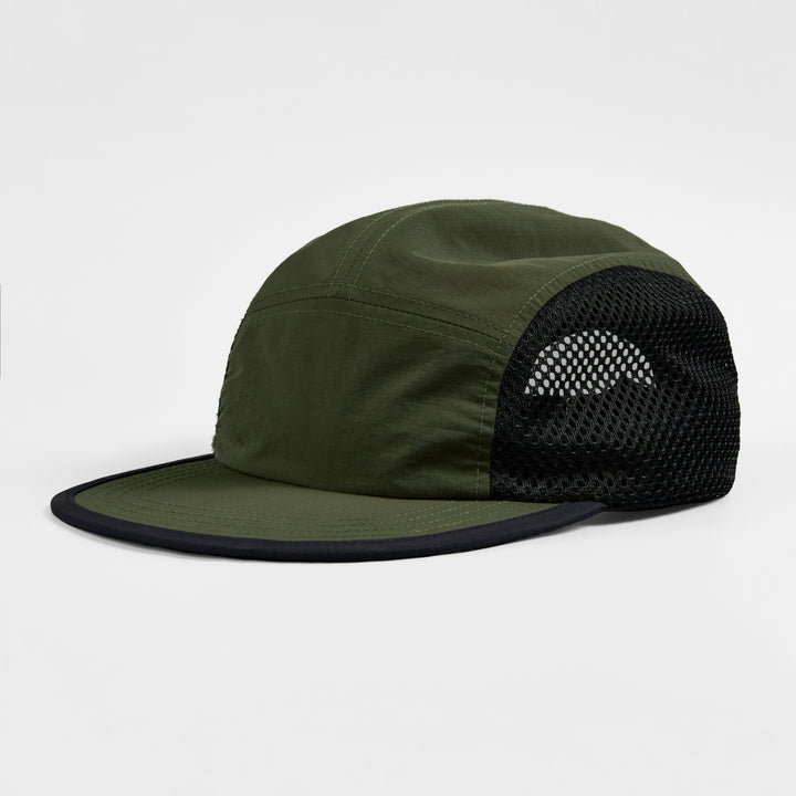 Blank  5 Panel Nylon Mesh Camper Hat- 5209(Recycled)