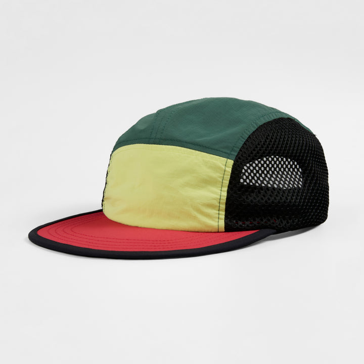 Blank  5 Panel Nylon Mesh Camper Hat- 5209(Recycled)