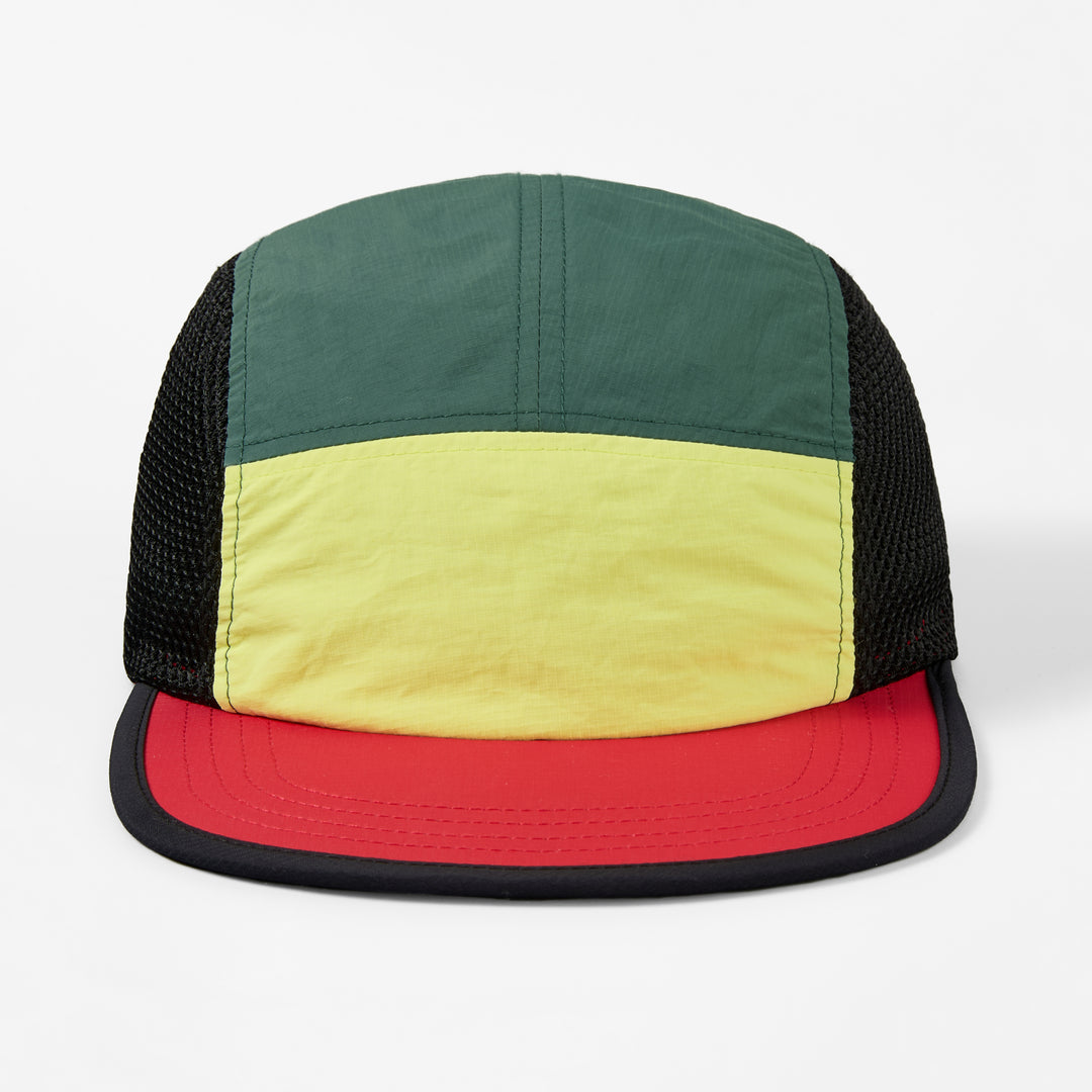 Blank  5 Panel Nylon Mesh Camper Hat- 5209(Recycled)