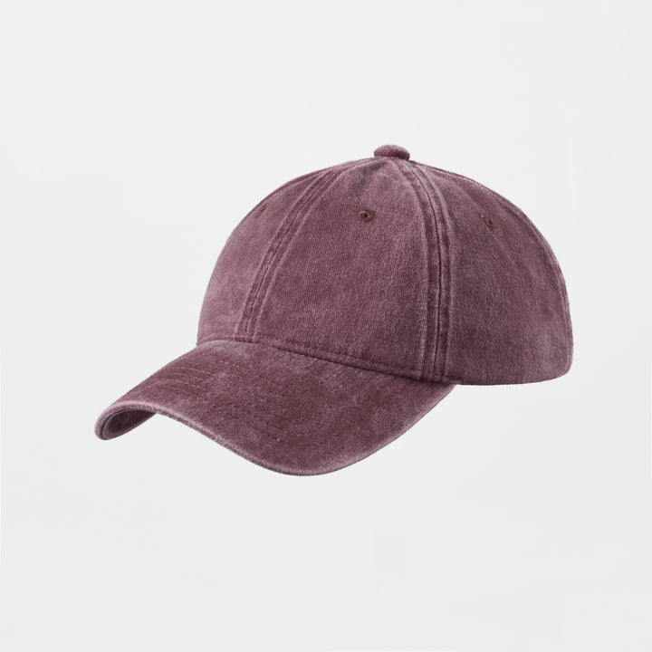 Blank 6 Panel Distressed Vintage Dad Hat  - 6123