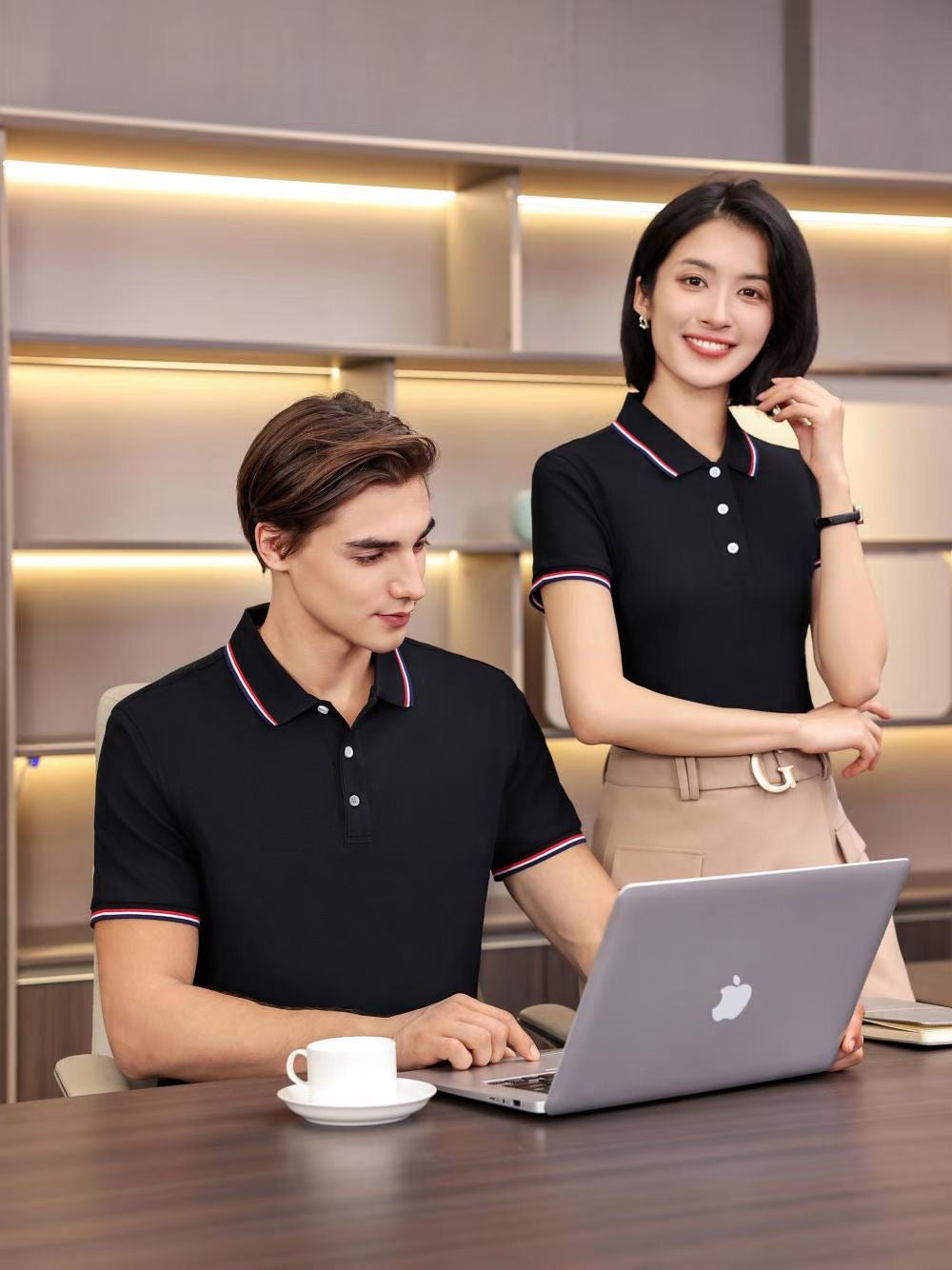 Custom Embroidered Polo Shirt (Premium Cotton Workwear)
