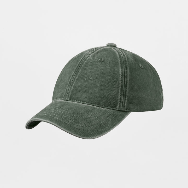Blank 6 Panel Distressed Vintage Dad Hat  - 6123
