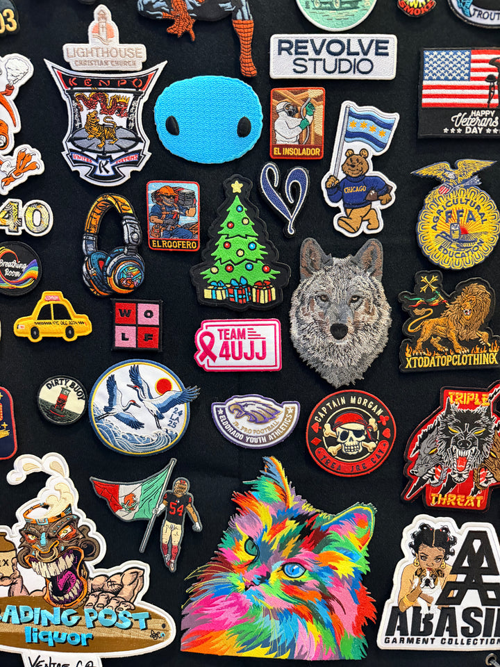 Custom Embroidered Patches (Iron-On &amp; Sew-On)