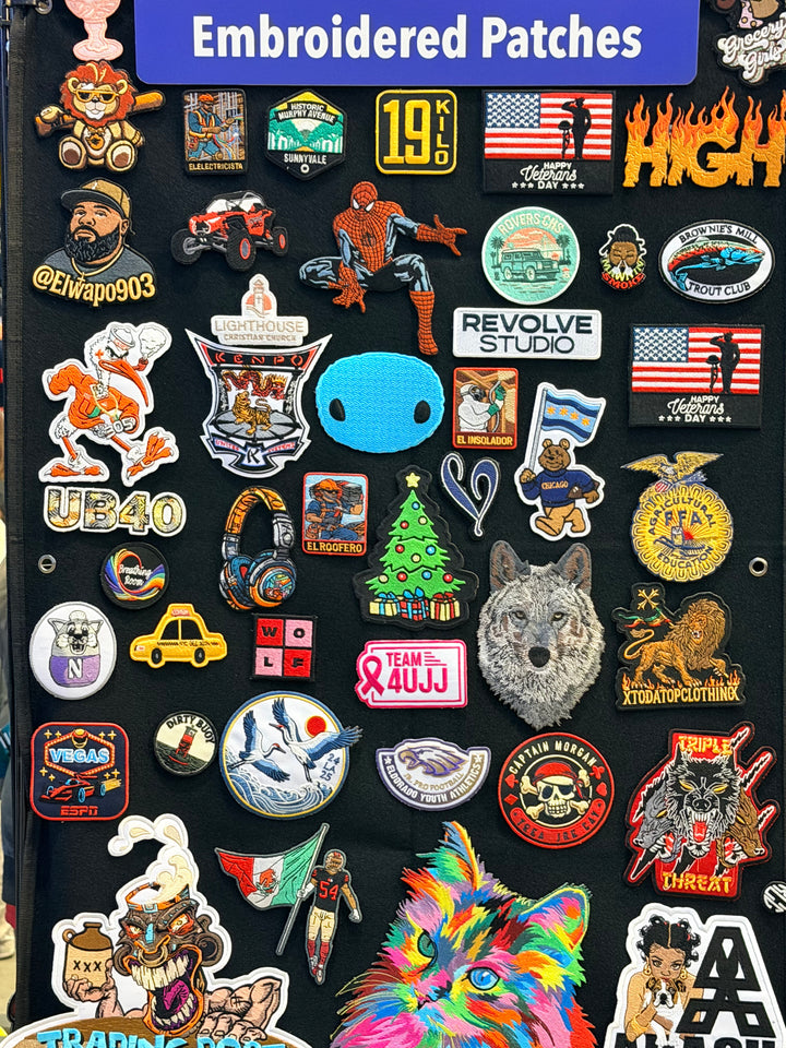 Custom Embroidered Patches (Iron-On &amp; Sew-On)