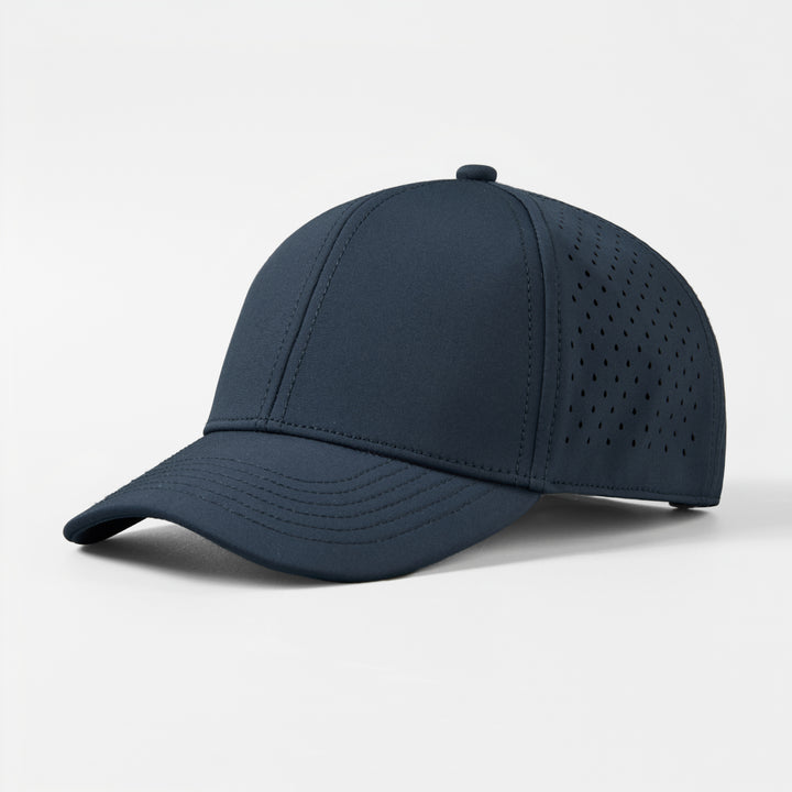 Blank Water Repellent Kids Perforated Snapback Golf Hats - 6276