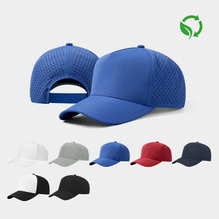 Blank Kids 5 Panel  Snapback Golf Hat - 5479 (Recycled)